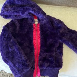 Girl coat purple